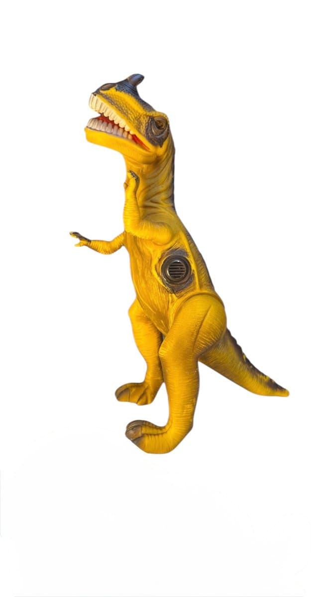 Dinossauro Borracha Médio Que Emite  Som, tamanho Não informado