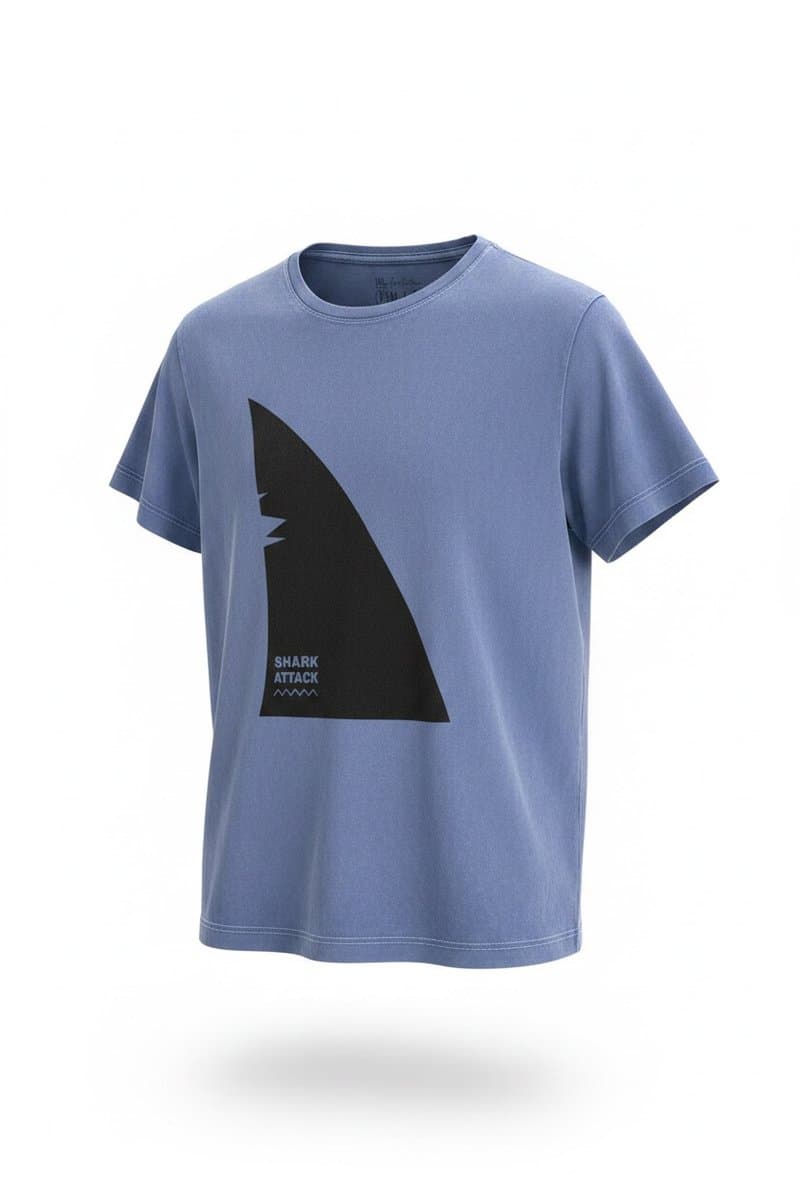 Camiseta Shark  Foxton, Azul-claro, tamanho M
