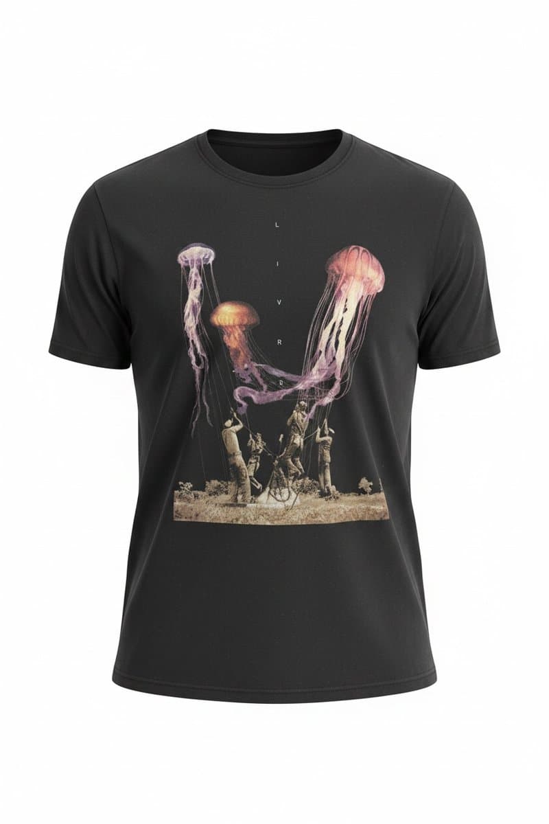 Camiseta Preta Agua Viva Reserva, Reserva, Preto, tamanho M