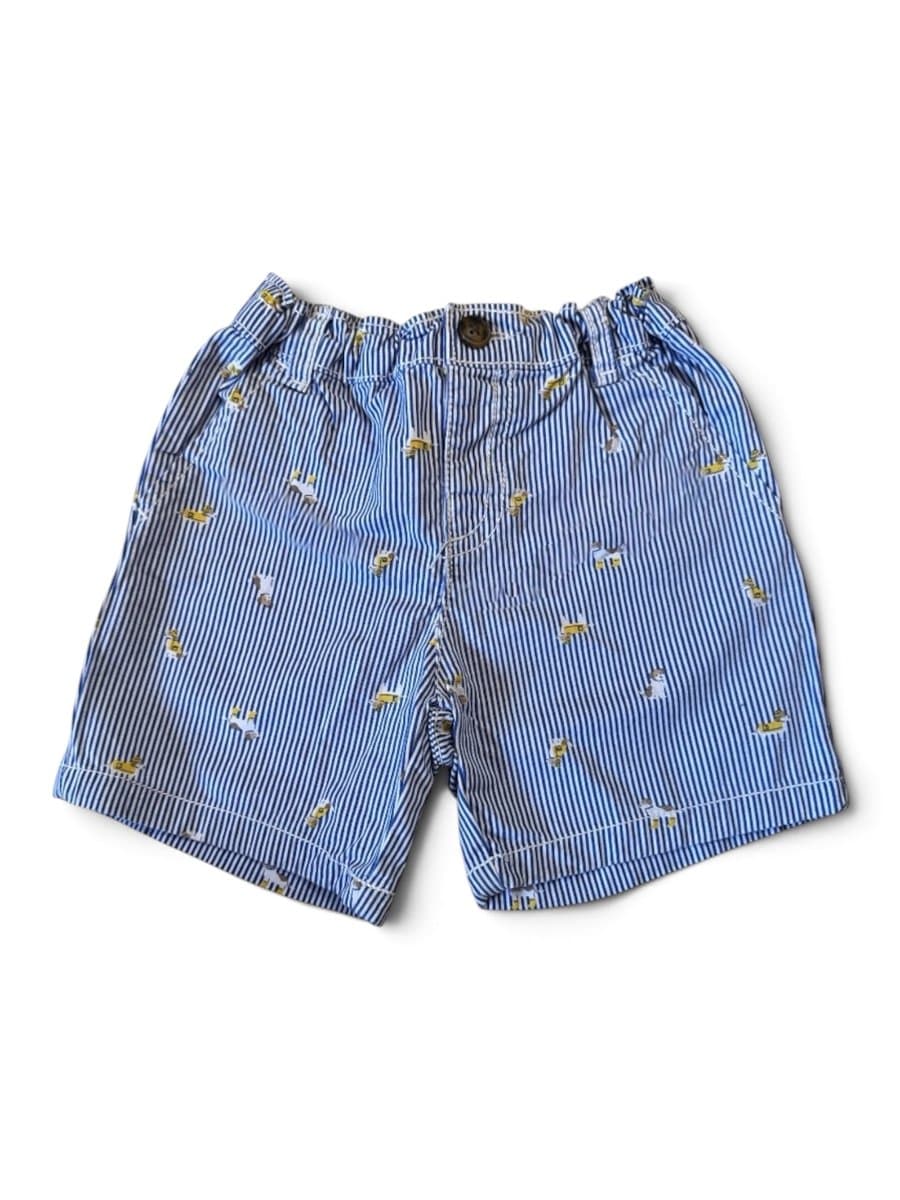 Bermuda Sarja Listras Cachorrinho Carters, Carter's, Estampada, tamanho 24M