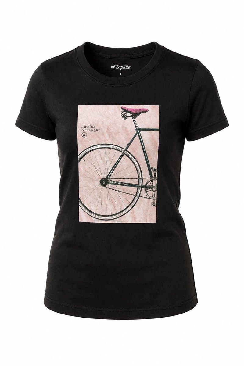 Camiseta Preta Bike Zapalla, Zapalla, Preto, tamanho 4