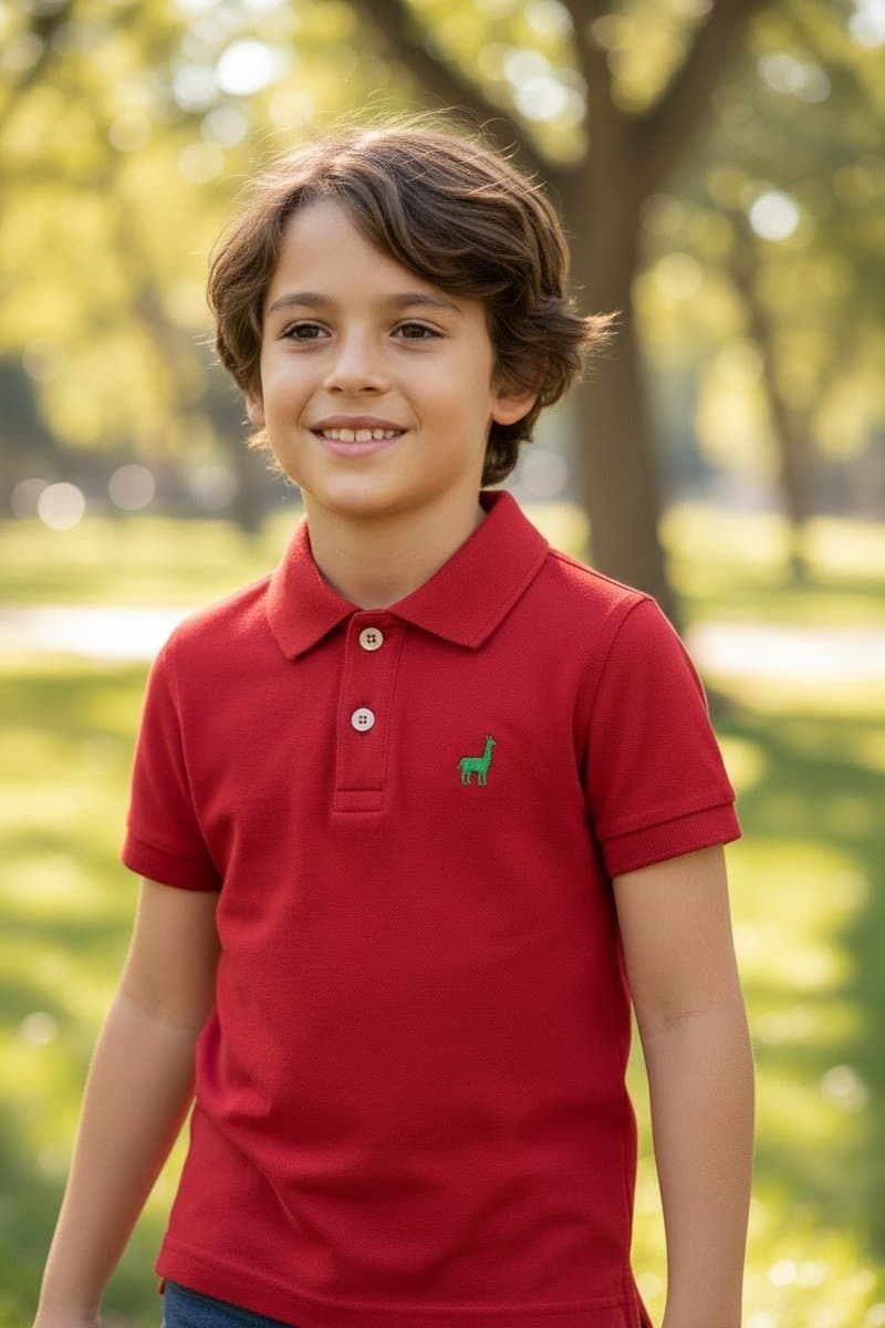 Polo Vermelha Zapalla, Zapalla, Vermelho, tamanho 2 — foto 2