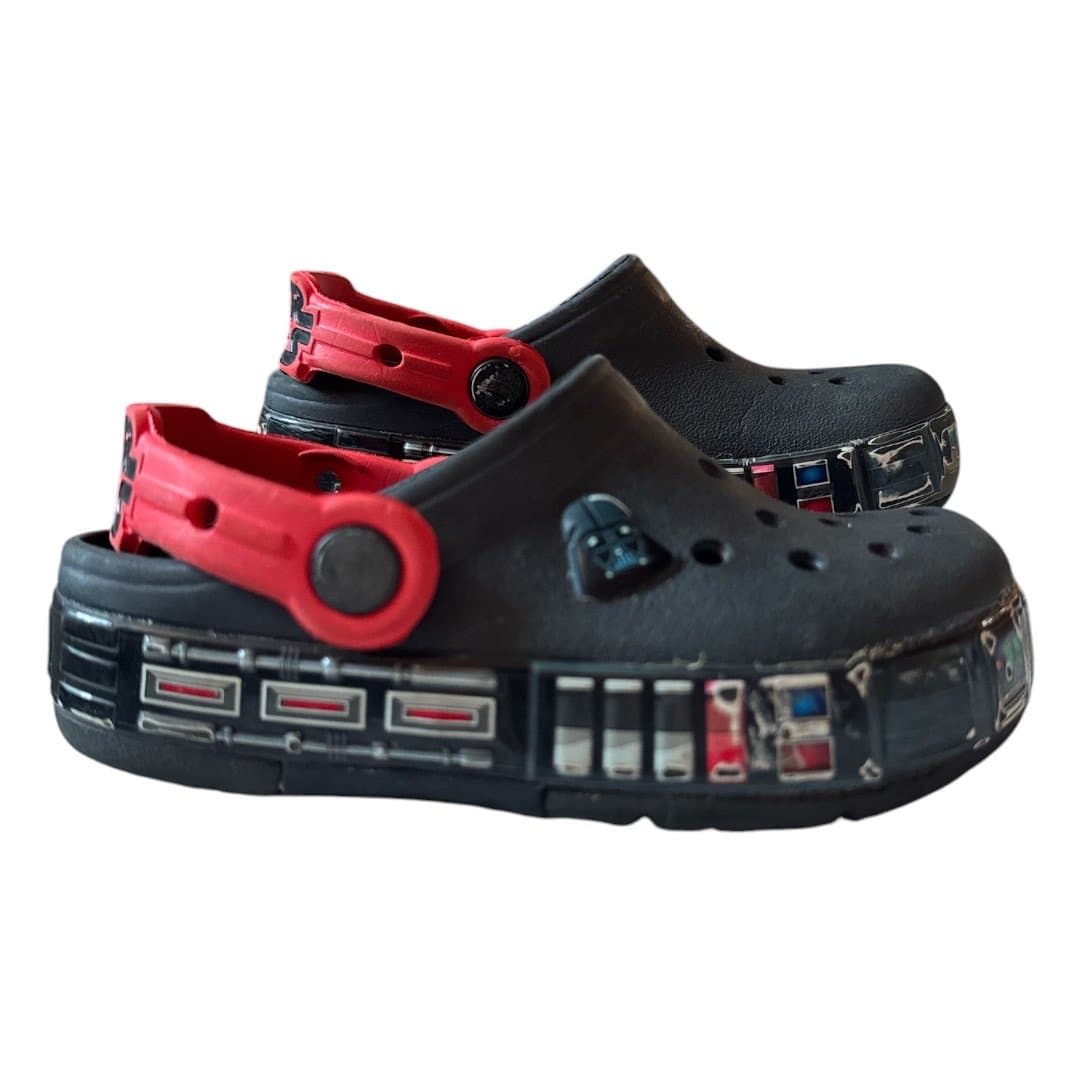 Crocs Preto Stars Wars, Crocs, Preto, tamanho C10