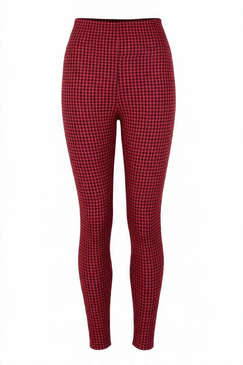 Calça Xadrez Vermelha e Preta Zara, Zara, Vermelho, tamanho P