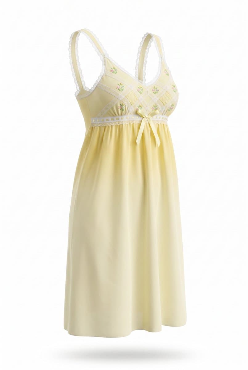 Camisola Amarela Algodao, Amarelo, tamanho UN — foto 2