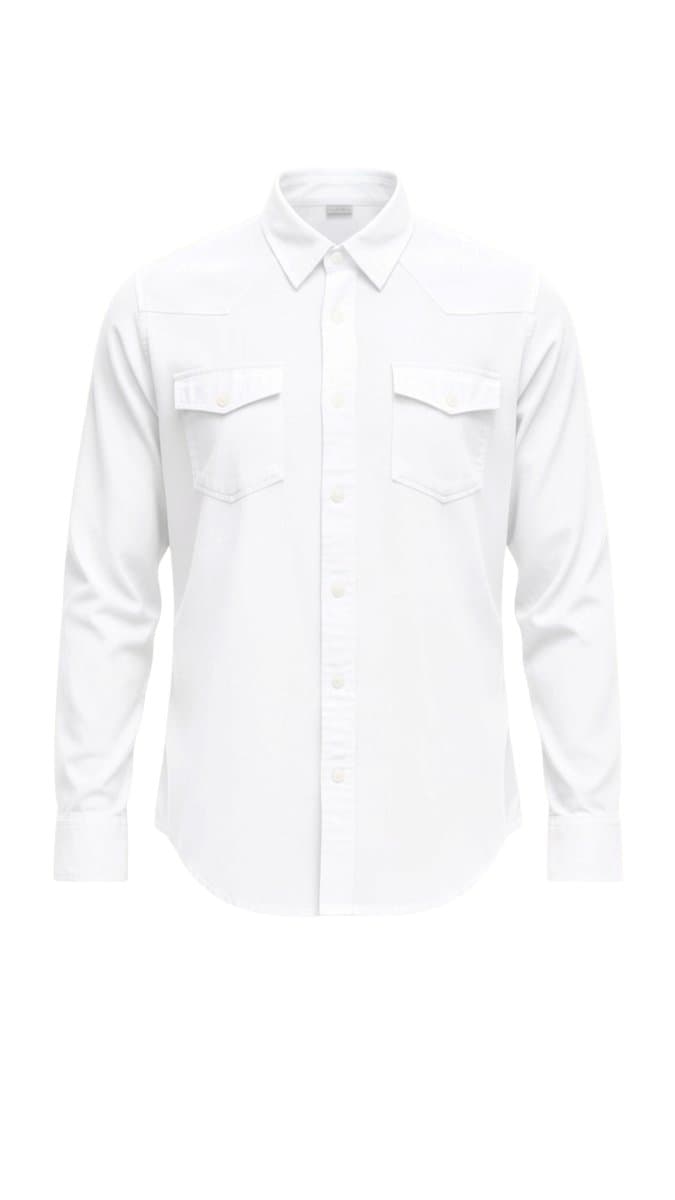 Camisa Off Osklen Botao Pressao, Osklen, Branco, tamanho M