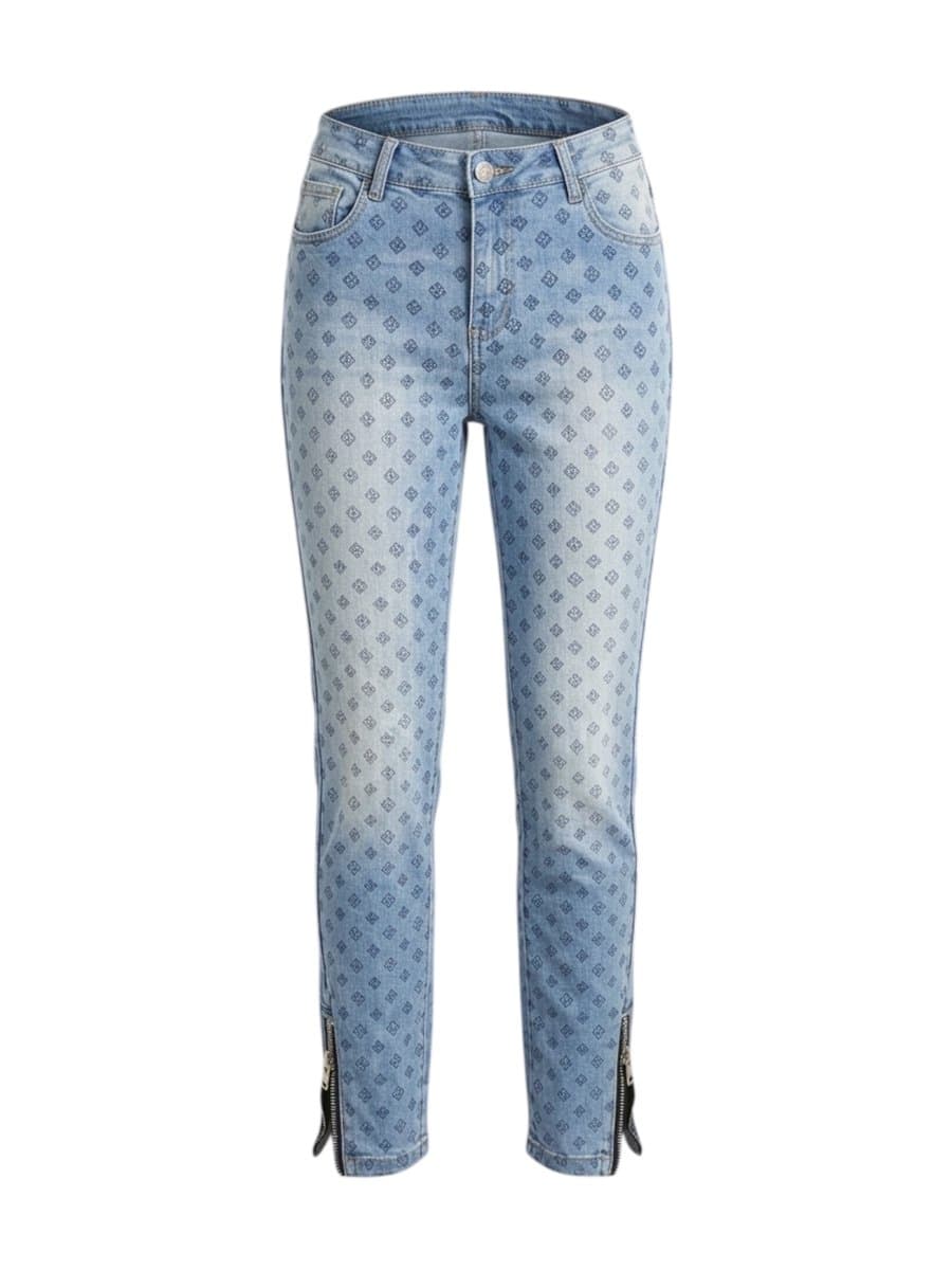 Jeans Estampado Hering 40, Hering, Azul, tamanho 40