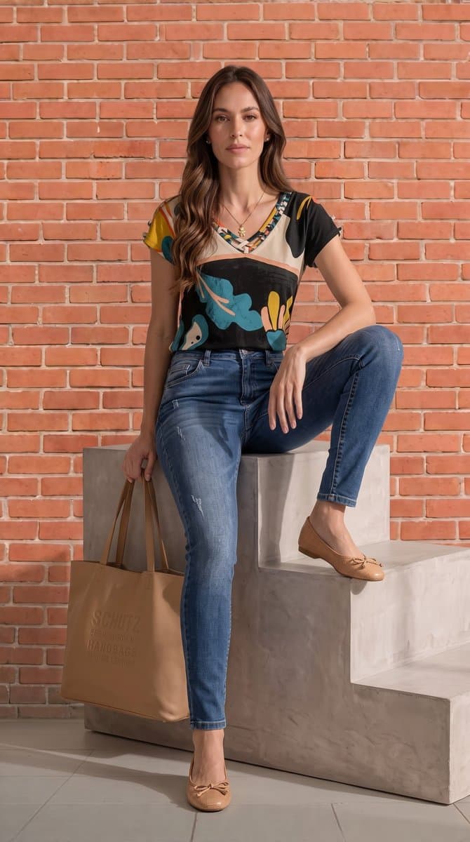 Jeans Skinny Romanee, Azul, tamanho 38 — foto 3