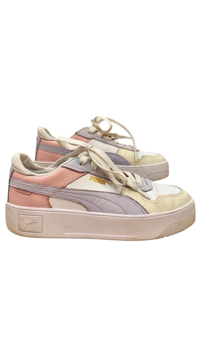 Tenis Branco C Rosa Puma 36, Puma, Branco, tamanho 36