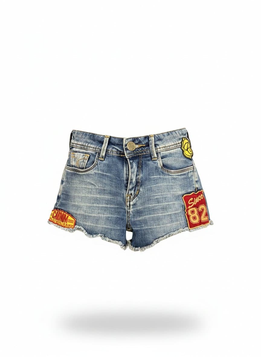 Shorts Carmin Bordados 34, Carmim, Azul, tamanho 34