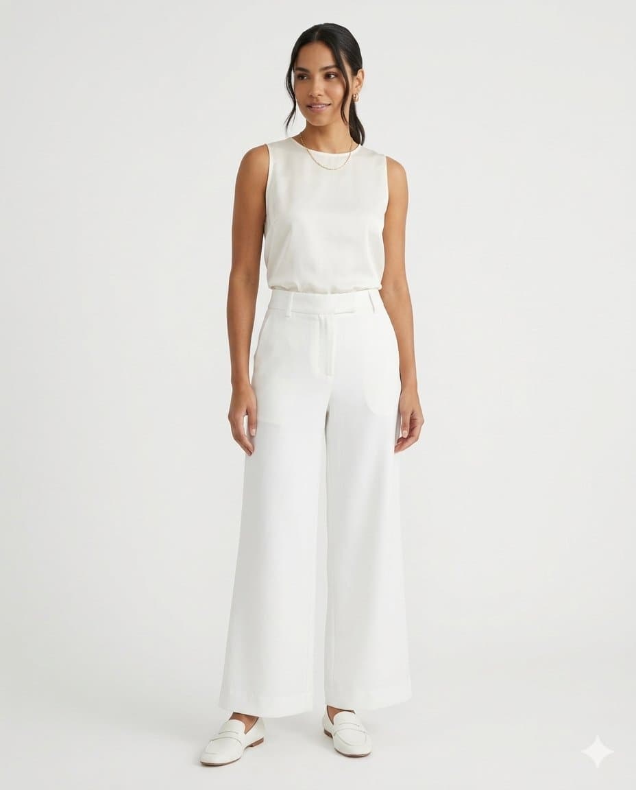 Calça Off Lelis 38, Lelis Blanc, Branco, tamanho 38 — foto 2