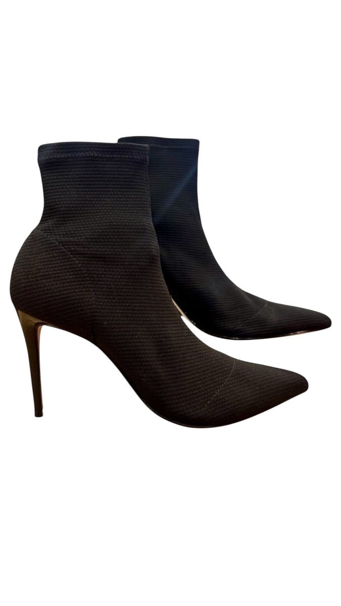 Bota Meia Preta Sl 37, Preto, tamanho 37