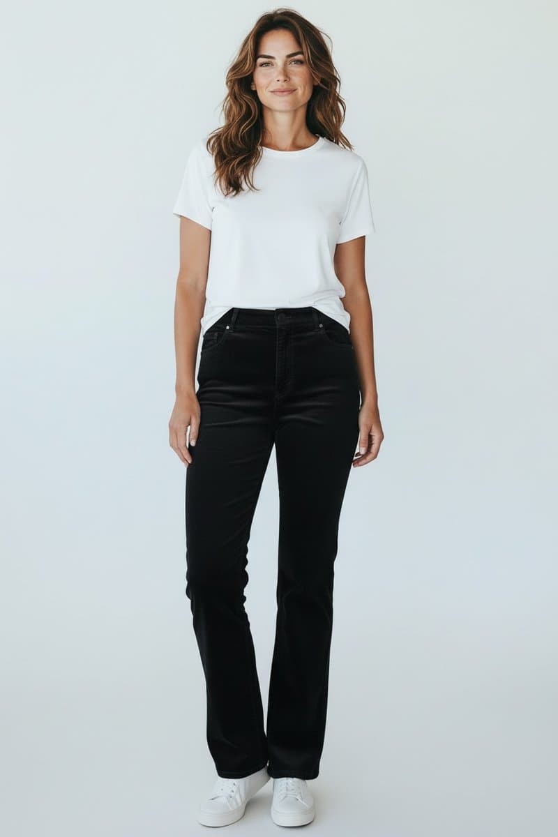 Calça Preta Veludo Zara 38, Zara, Preto, tamanho 38 — foto 2