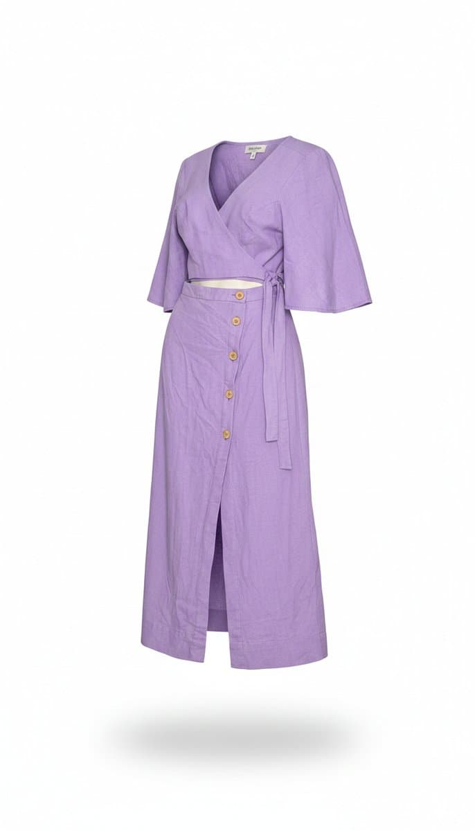 Vestido Midi Lavanda Farm M, Farm, Lavanda, tamanho M