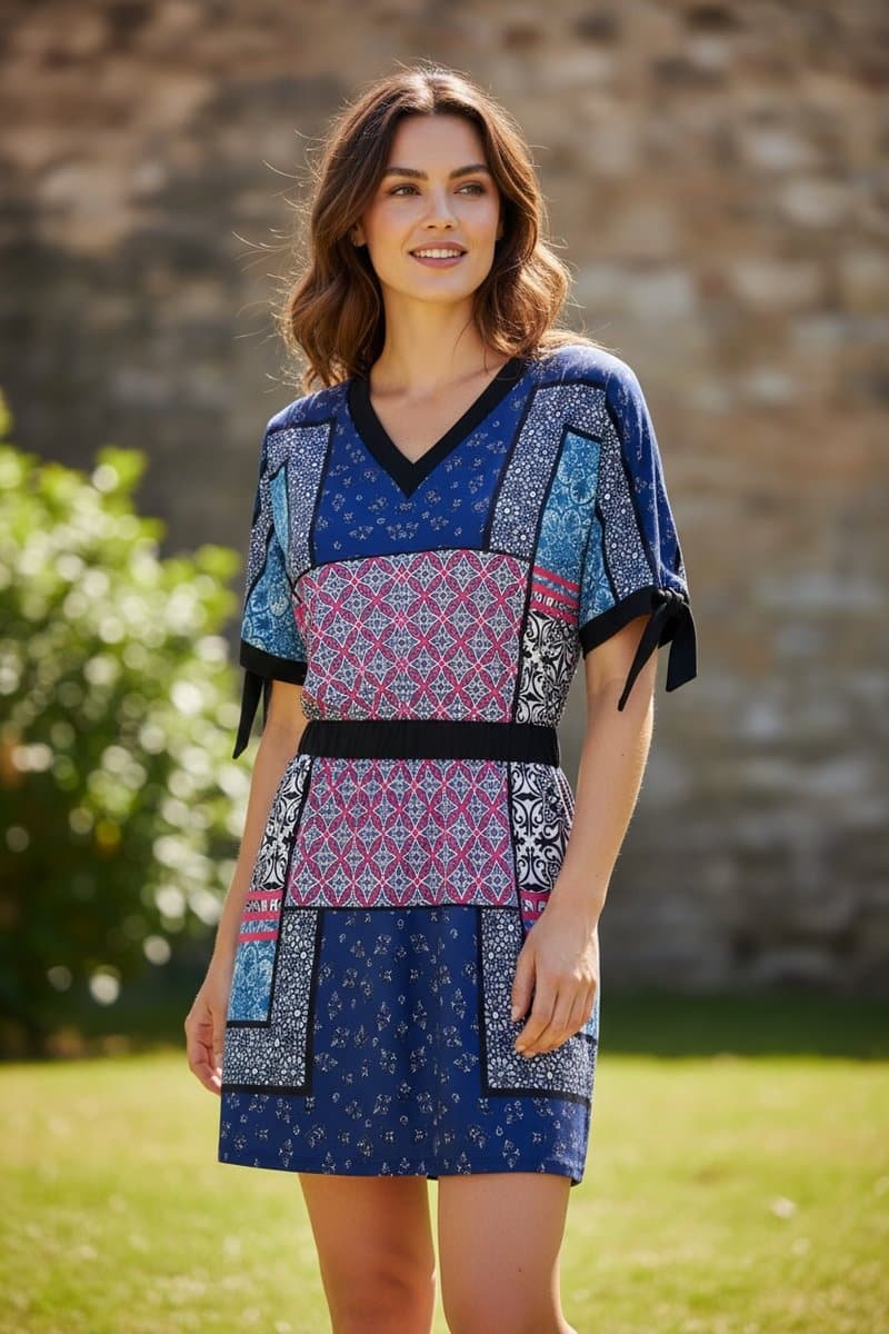 Vestido Estampa Wool Line G, Wool Line, Estampada, tamanho G — foto 2