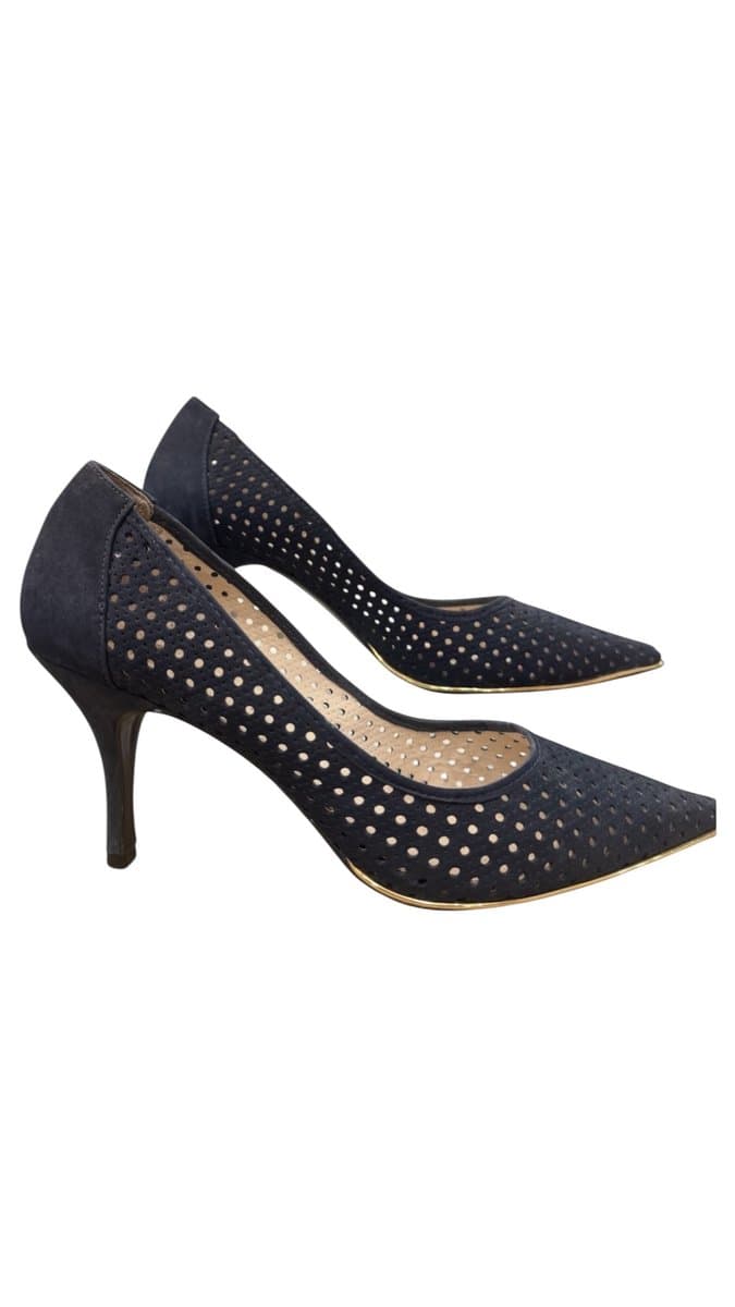 Scarpin Marinho Furinhos Only 39, Azul-marinho, tamanho 39