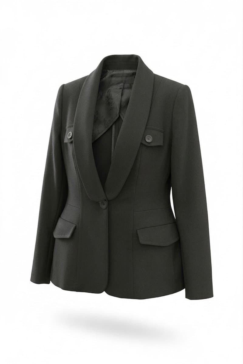 Blazer Preto Malise 40, Preto, tamanho 40
