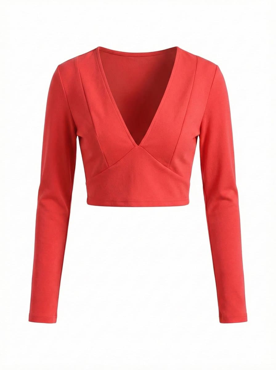 Blusa ML Decote V Vermelho Forum, Forum, Vermelho, tamanho M
