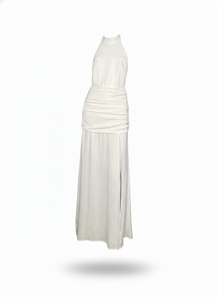 Vestido Longo Branco Tova M, Tova, Branco, tamanho M