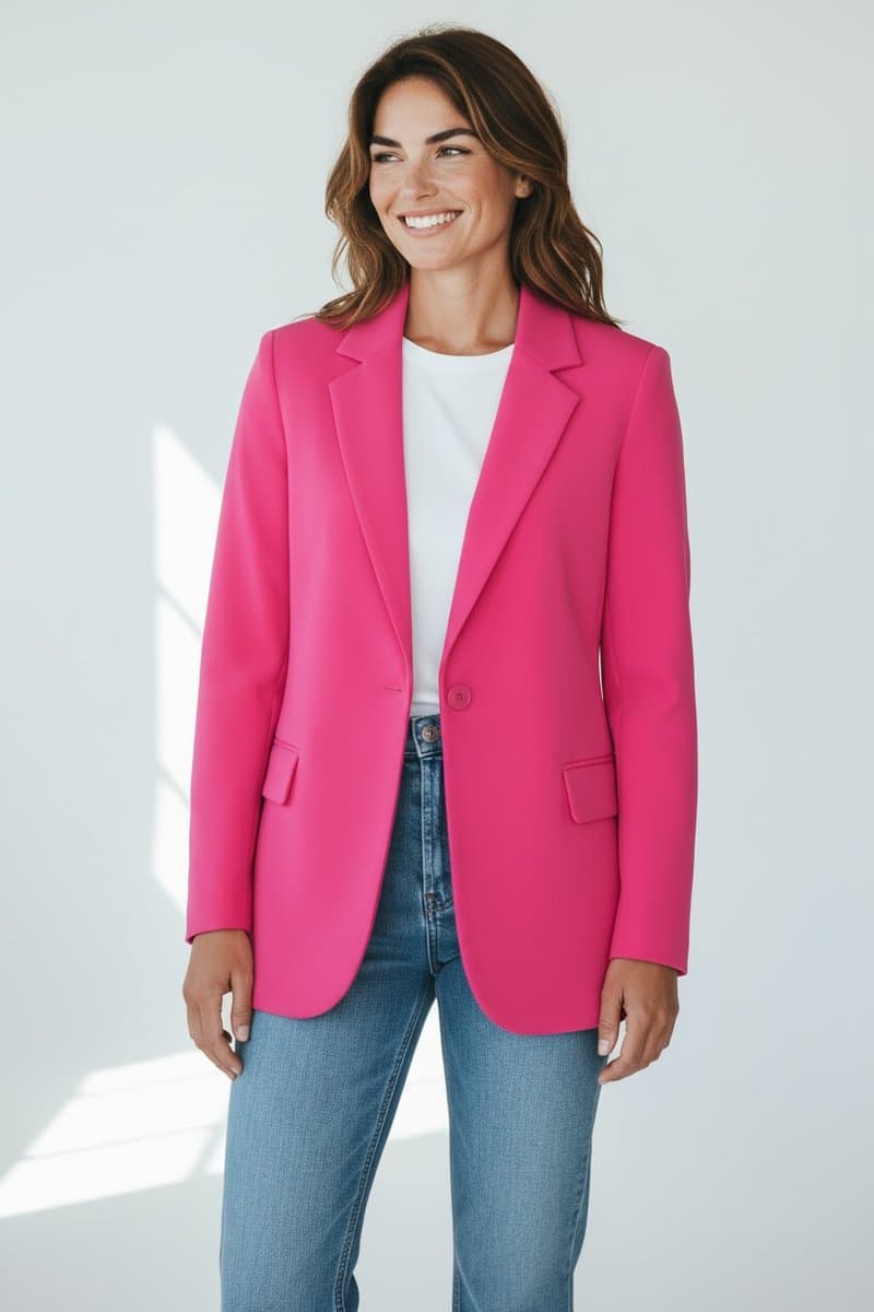 Blazer Pink Dolce Vita M, Dolce Vita, Rosa-chiclete, tamanho M — foto 2