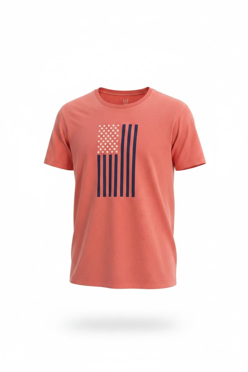 Camiseta Coral Gap, GAP, Coral, tamanho M