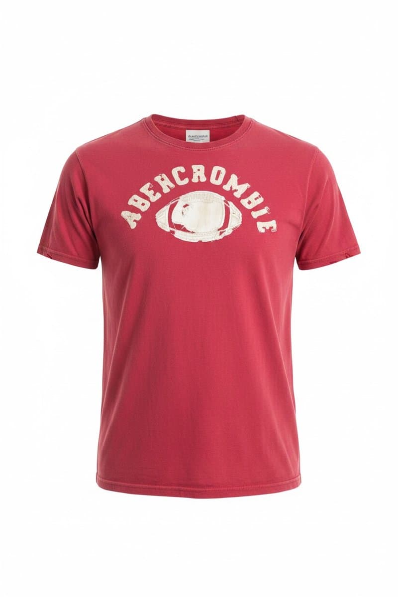 Camiseta Vermelha Abercrombie, Abercrombie & Fitch, Vermelho, tamanho XGG