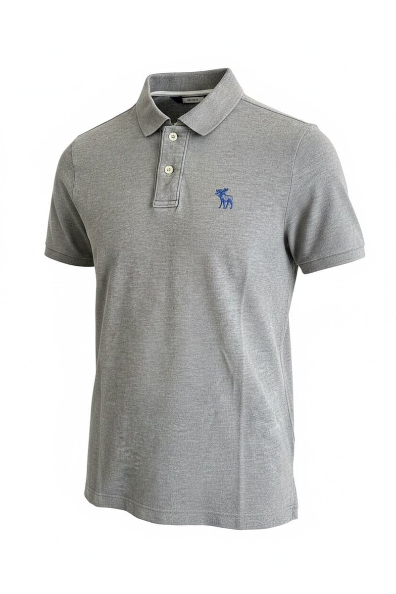 Polo Cinza Abercrombie, Abercrombie & Fitch, Cinza, tamanho XGG
