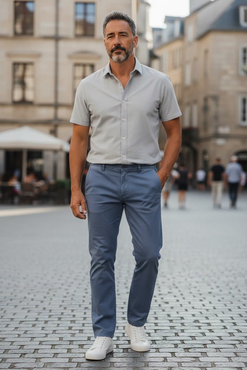 Calça Sarja Azul Tommy, Tommy Hilfiger, Azul, tamanho 48 — foto 2