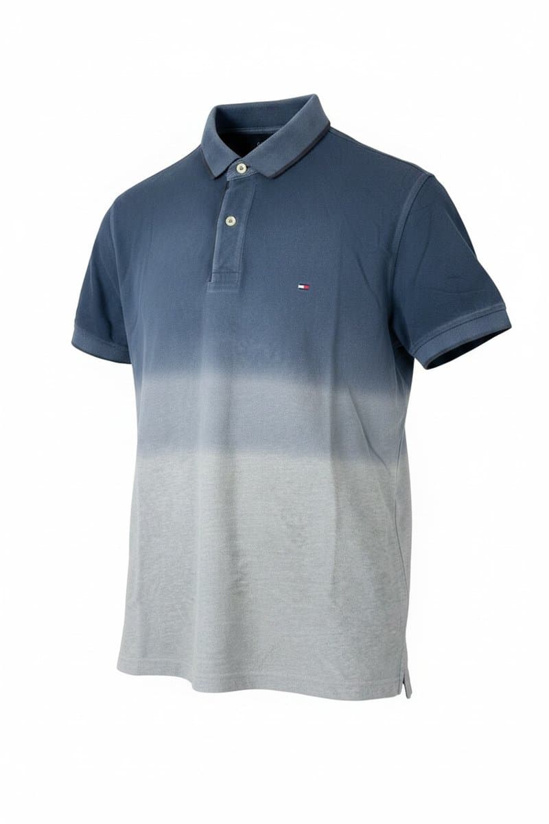 Polo Degrade Azul Tommy, Tommy Hilfiger, Azul, tamanho P