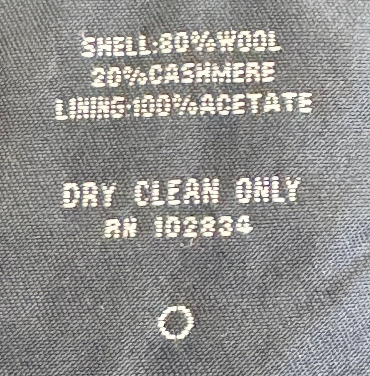Trench Coat NÁUTICA 80% LÃ 20% CASHMERE 42, Nautica, Preto, tamanho 42 — foto 4