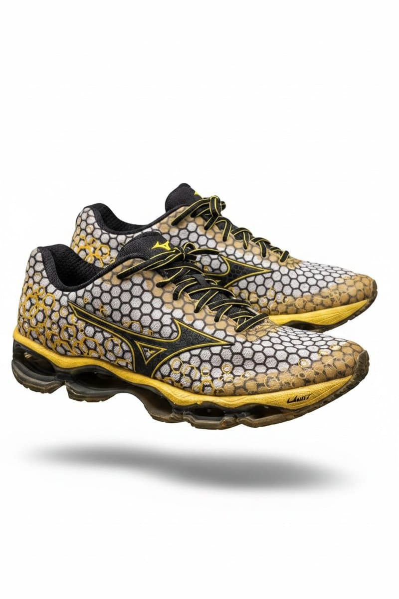Tenis Mizzuno 43, Amarelo, tamanho 43