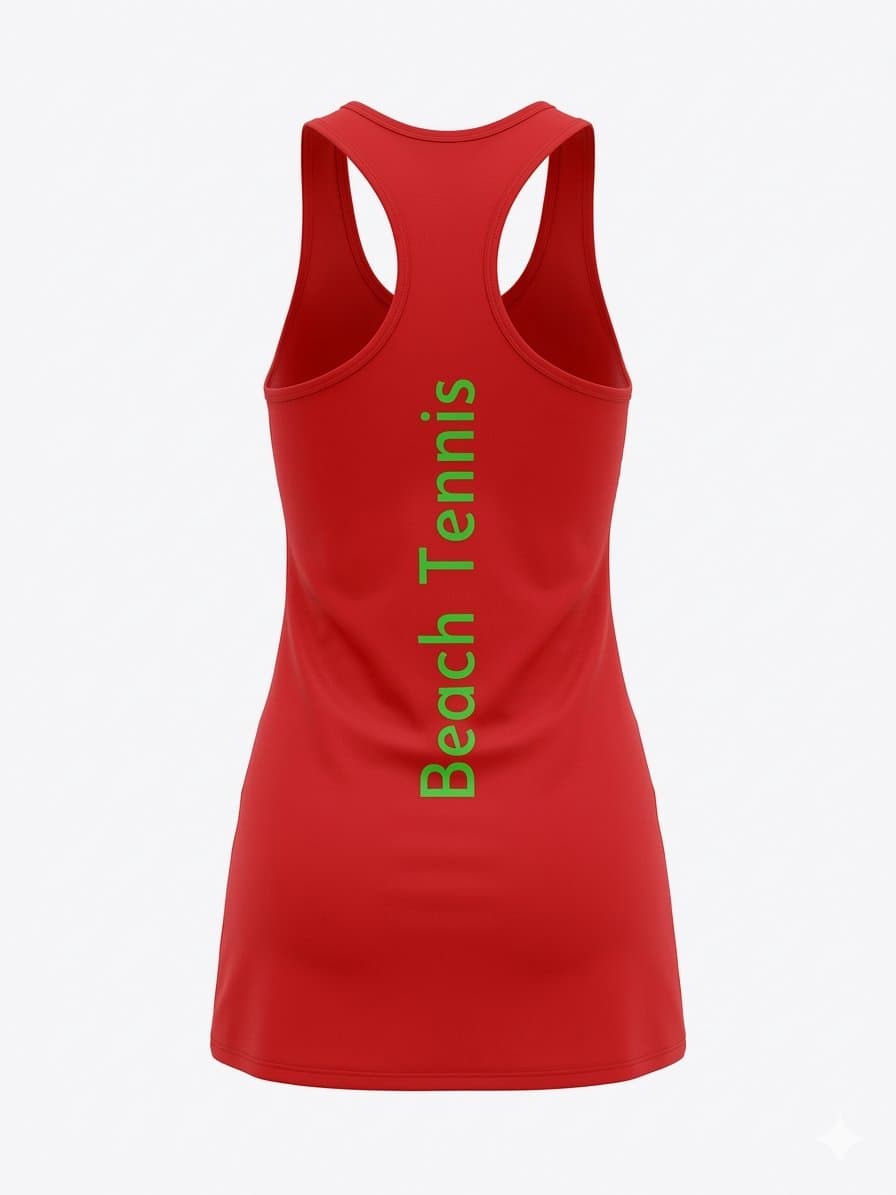 Regata Alongada Verm Beach, Vermelho, tamanho un — foto 2