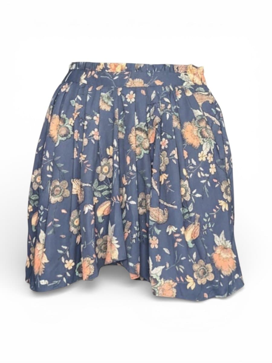 Saia Pregas Estampa Forever 21 PP, Forever 21, Estampada, tamanho PP