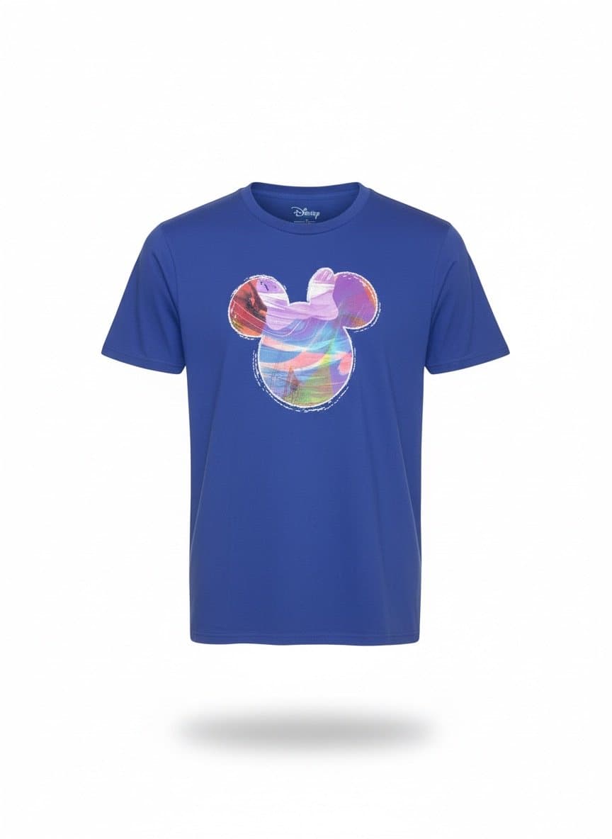 Tee Azul Minnie At P, Azul, tamanho P