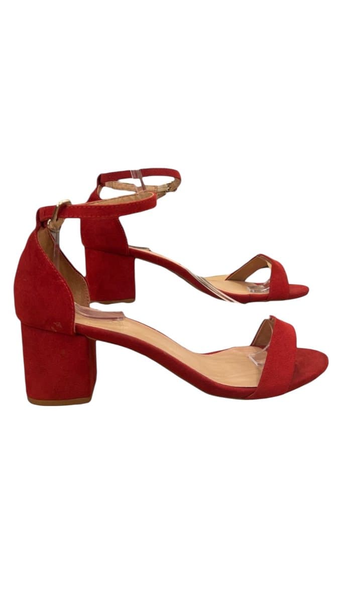 Sandalia Vermelha Amaro 38, Amaro, Vermelho, tamanho 38