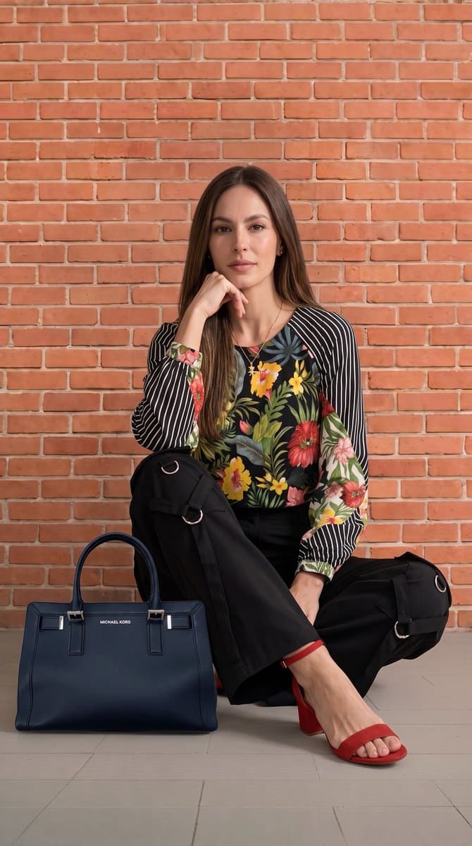 Calça Cargo Preta Xinhao P, Preto, tamanho P — foto 3
