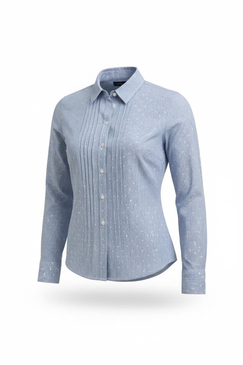 Camisa Listra Azul/Off Tommy P, Tommy Hilfiger, Azul, tamanho P