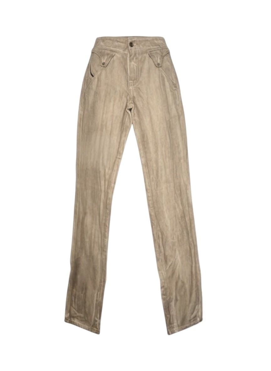 Calça Fendi Diesel 36, Fendi, Bege, tamanho 36