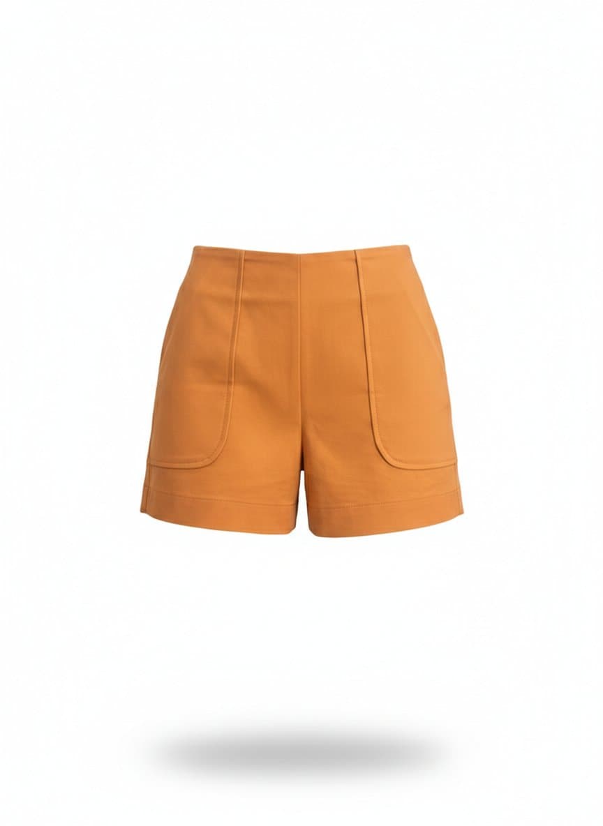 Shorts Caramelo Tob, Marrom-claro, tamanho M