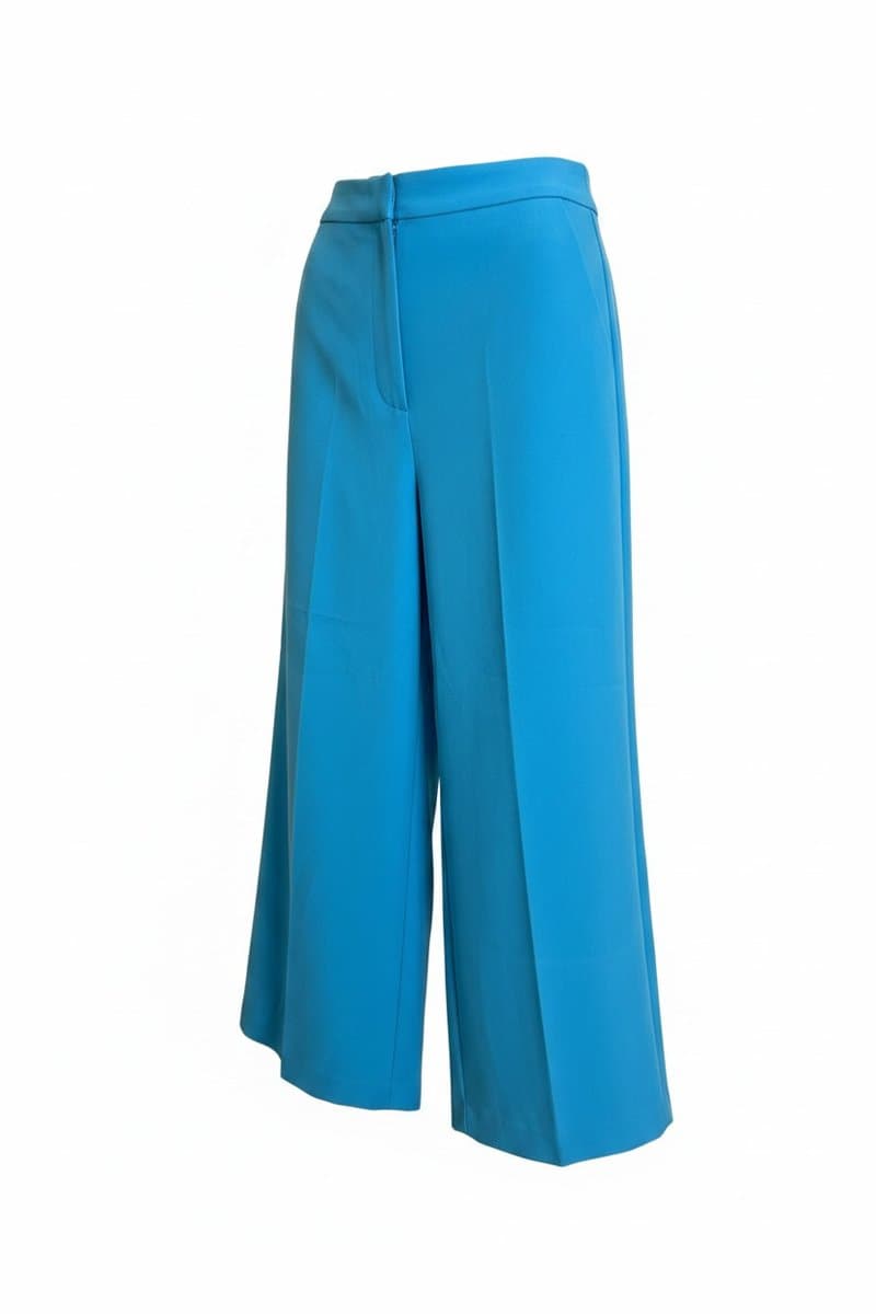 Calça Pantacourt Azul Zara, Zara, Azul, tamanho M