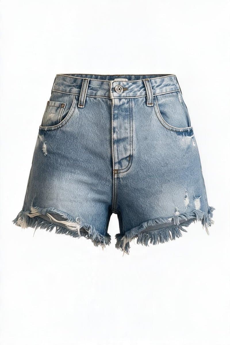 Shorts Jeans Trama, Azul, tamanho 38