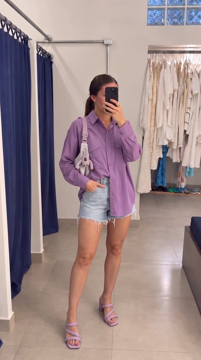 Shorts Jeans Trama, Azul, tamanho 38 — foto 4