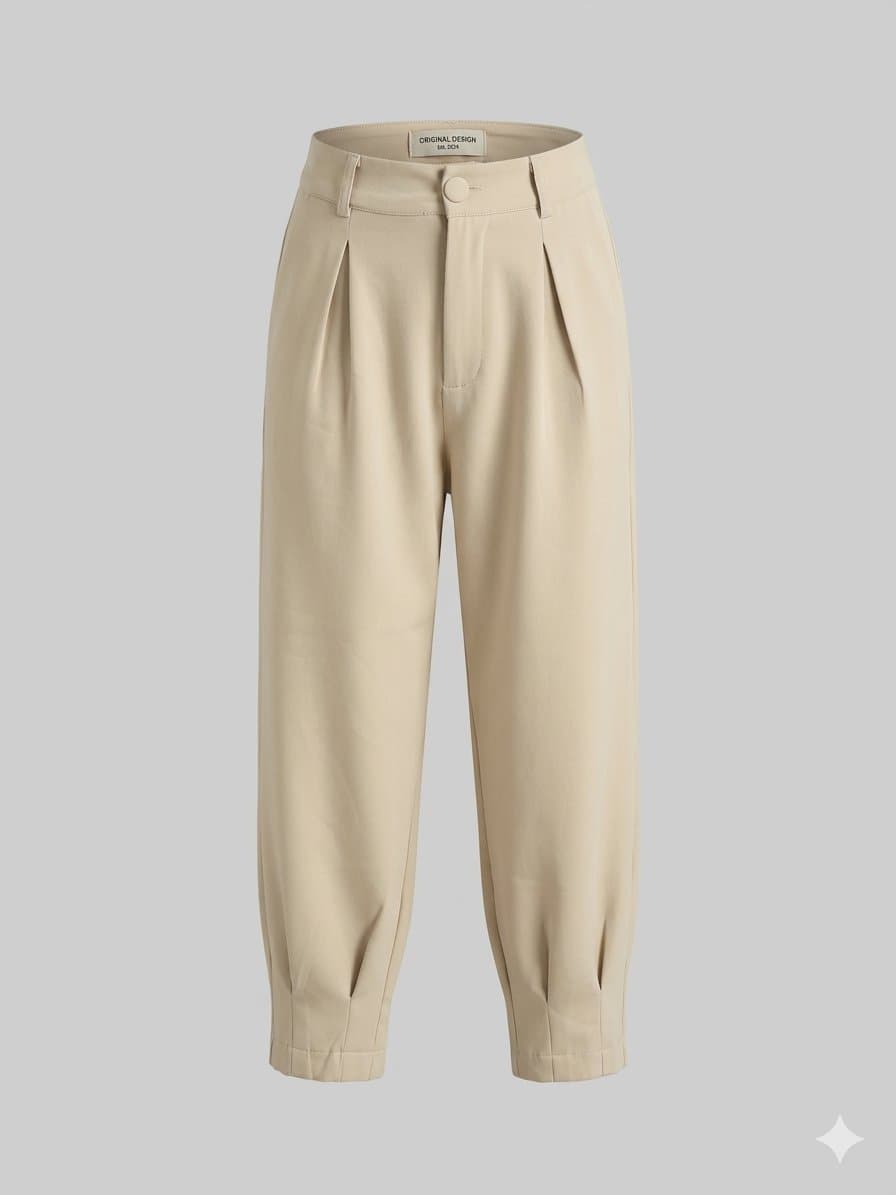 Calça Social Bege Vmts M, Bege, tamanho M