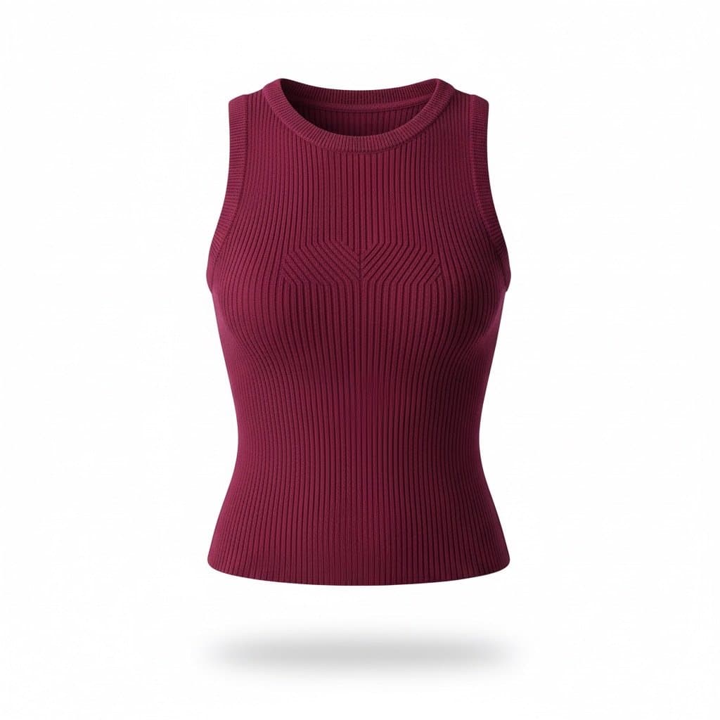 Regata Tricot Vinho Cortelle PP, Cortelle, Bordô, tamanho PP