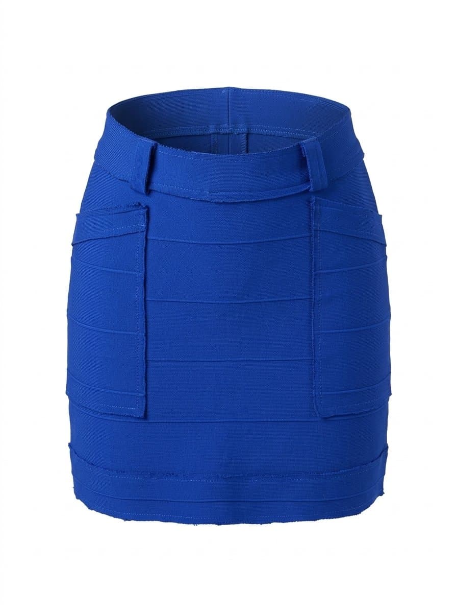 Saia Shorts Azul Bic Murau, Murau, Azul, tamanho M