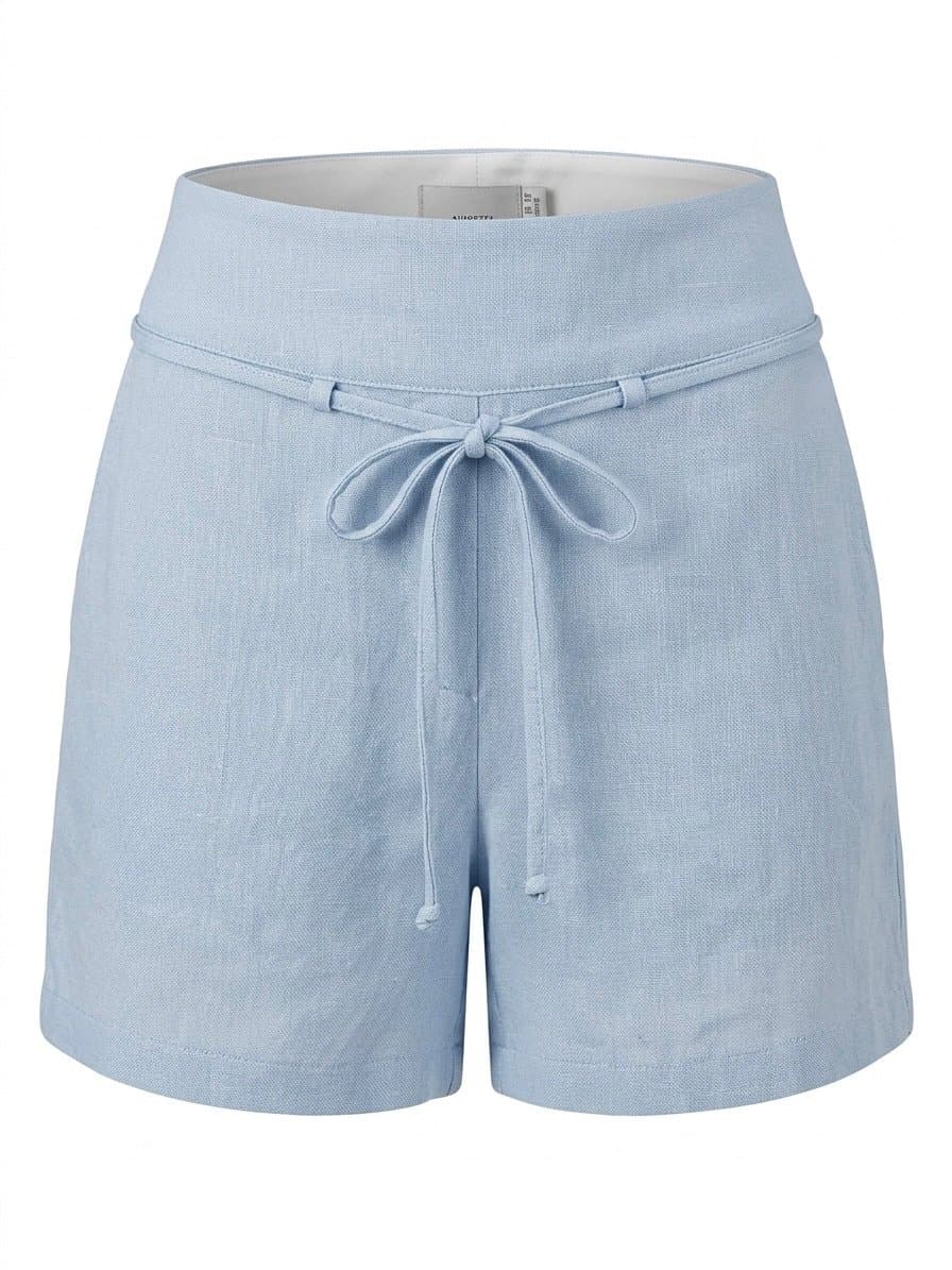 Shorts Azul Bebe Girrah, Azul-claro, tamanho P