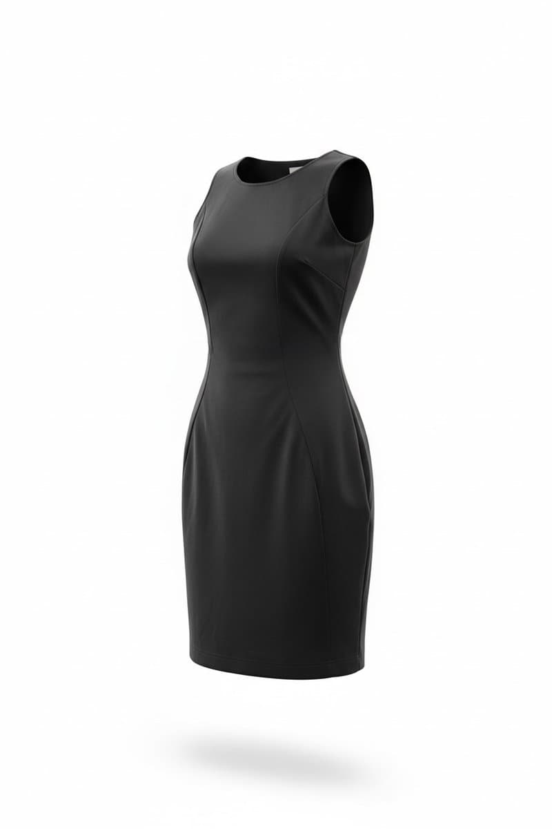 Vestido Preto Basico Nakepe, Preto, tamanho P