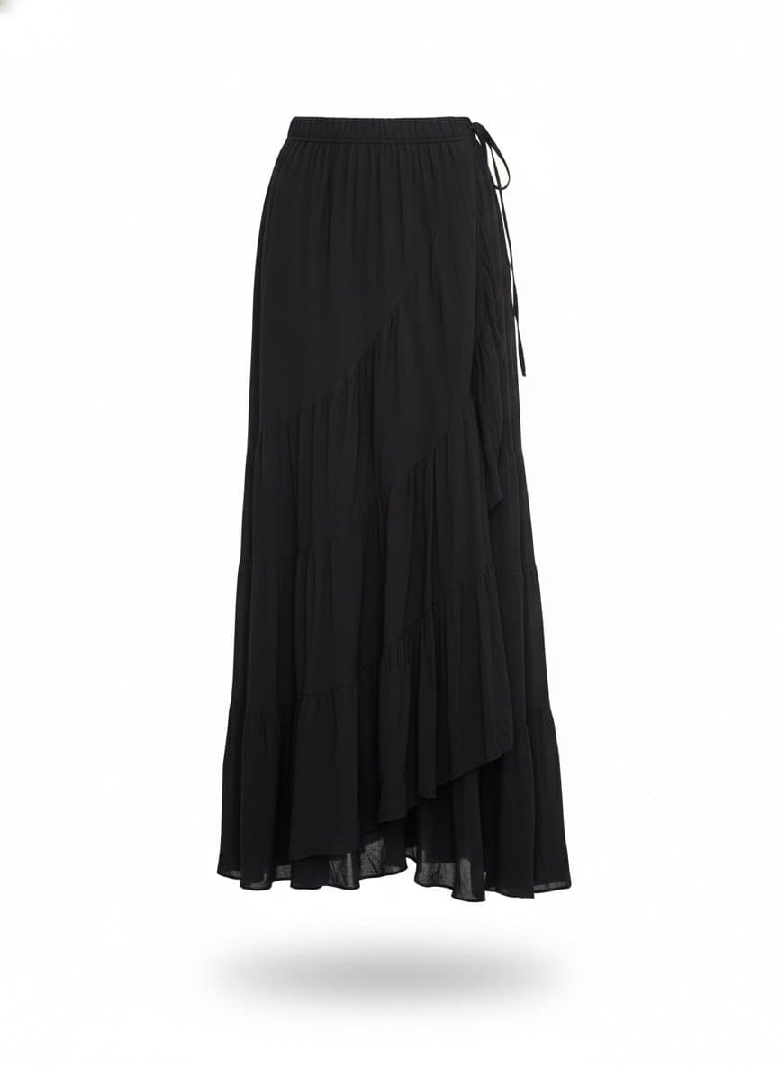 Saia Longa Preta Dress To M, Dress To, Preto, tamanho M