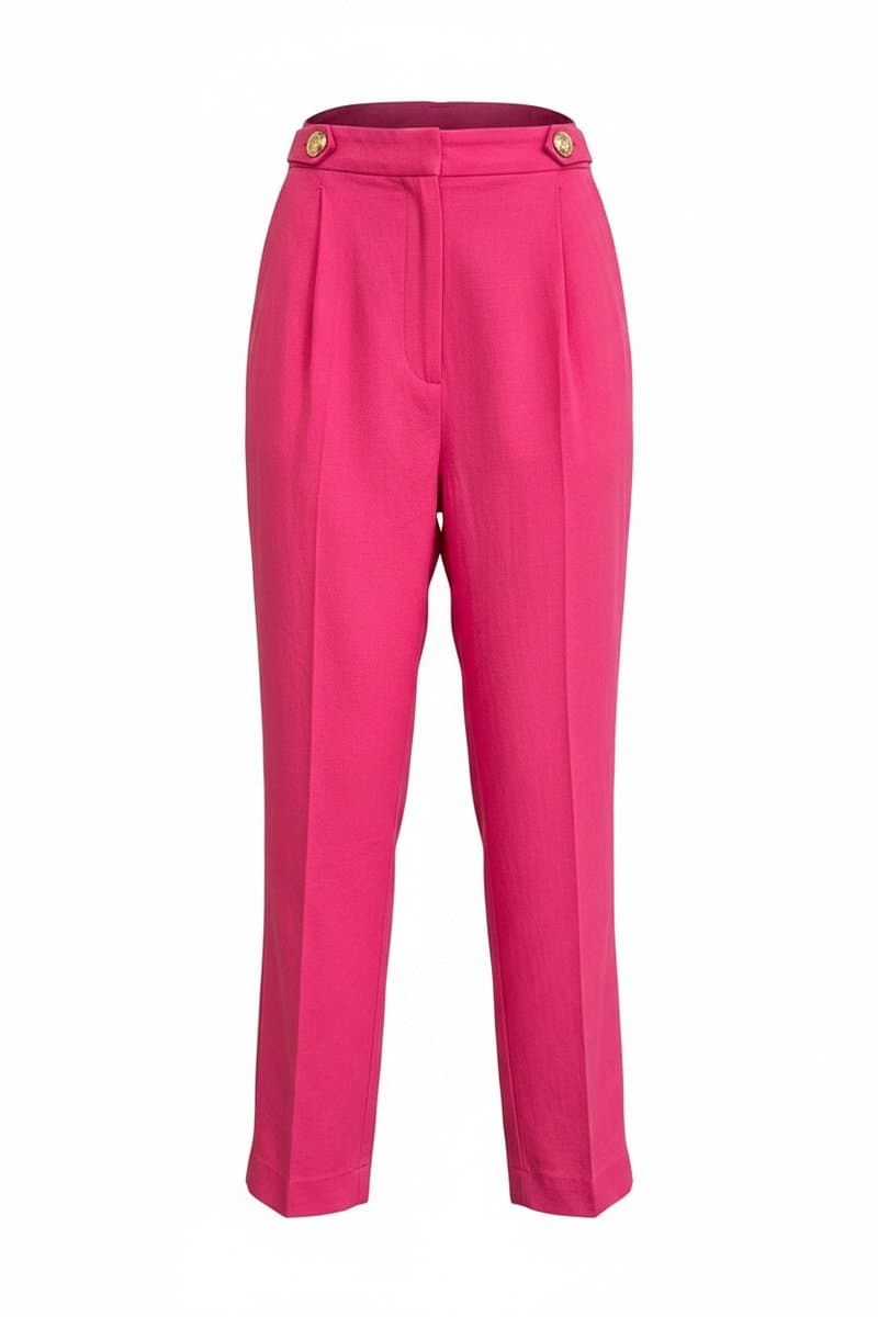 Calça Pink Acolection, Rosa-chiclete, tamanho 42