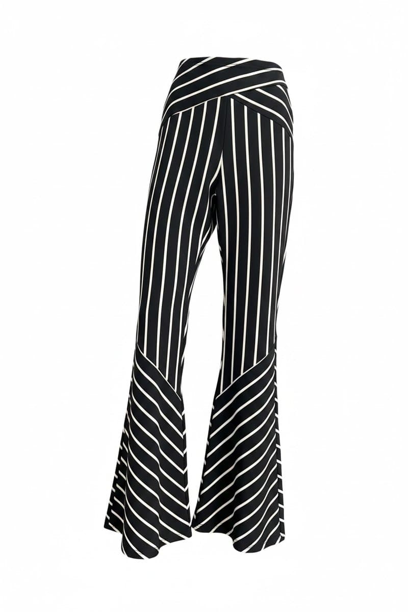 Calça Malha Listras Pb Lelis Blanc, Lelis Blanc, Preto, tamanho M